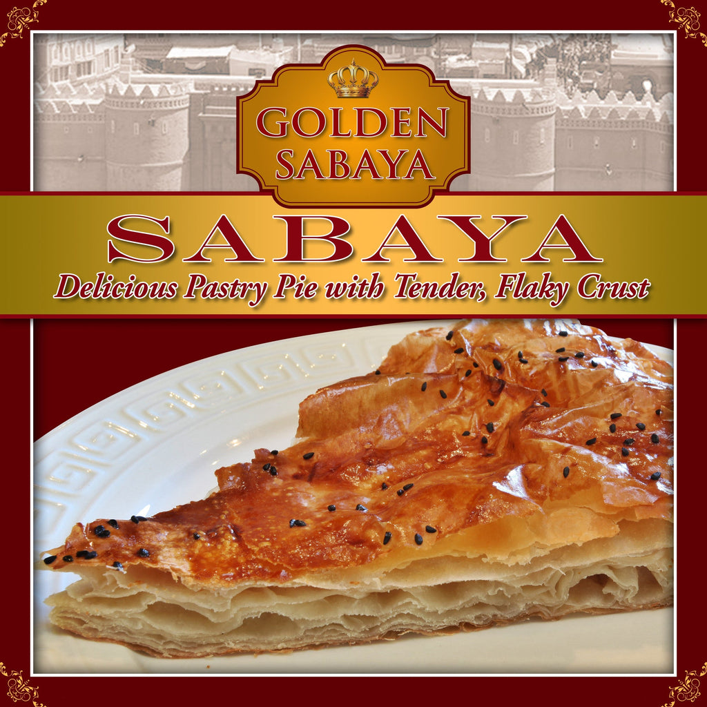 Golden Sabaya sabaya retail box: delicious pastry pie with tender, flaky crust